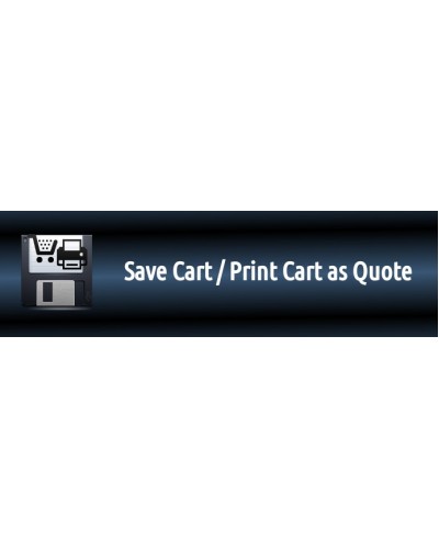 Save Cart / Print Cart as Quote